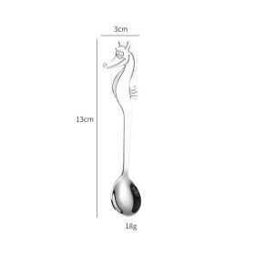 Creative Stainless Steel Seahorse Coffee Spoon