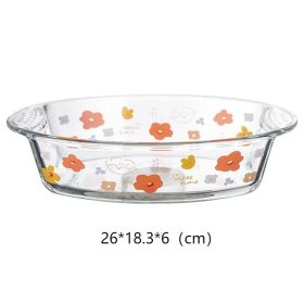 Glass Ovenproof Oval Fish Oven Pan