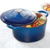 Crock Pot Artisan 7QT Round Dutch Oven, Blue