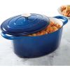 Crock Pot Artisan 7QT Oval Dutch Oven, Blue