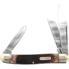 Old Timer Lumberjack Multi-Blades 3.5 in Blade Delrin Handle