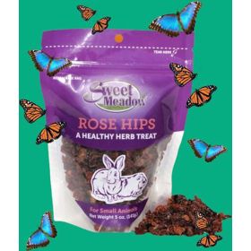 Sweet Meadow Farm Rose Hips Healthy Herb Small Animal Treat 1ea/5 oz