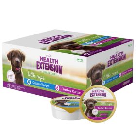 Health Extension Little Cups *Puppy* Variety Box  -  Turkey/Chicken 3.5oz