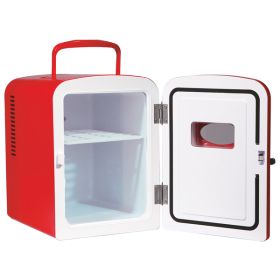 Frigidaire EFMIS129-RED 0.5-Cubic-Foot Retro Portable Mini Fridge (Red)