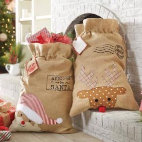 Drawstring Santa Sack | 28 x 21