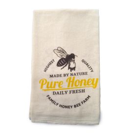 Designer Pure Honey Bee Flour Sack Tea Towel (2-pack)