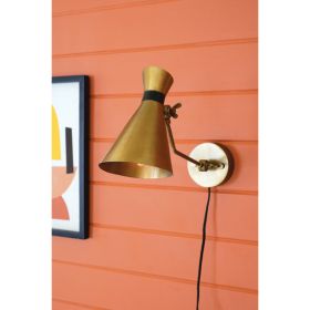 Brass Finish Wall Lamp