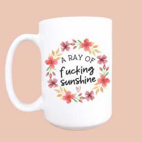 A ray of sunshine ceramic coffee mug