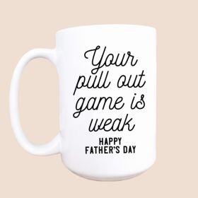 Funny Father's day ceramic coffee mug