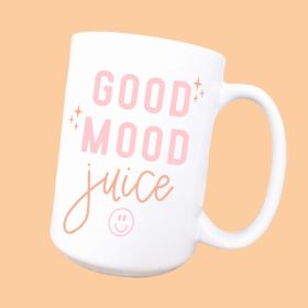 Good mood juice ceramic coffee mug