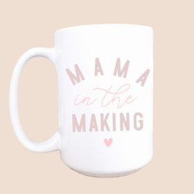 Mama in the making ceramic coffee mug