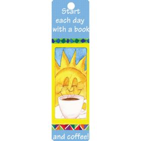 Start Each Day with a Book and Coffee - Tassel Bookmark