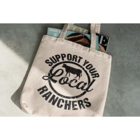 Support Local Ranchers Tote Bag, Shopping Bag, Tote Bag