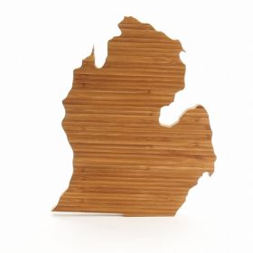 Michigan State Shaped Board