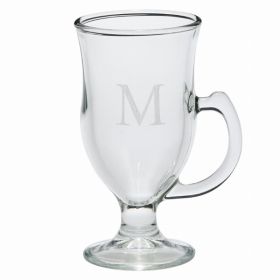 12 Glass Irish Coffee Mugs 8 Oz 6"