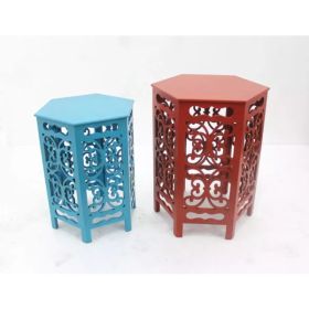 Multi-Color Traditional Style Tea Table Set