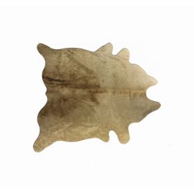 72" x 84" Gold Cowhide  Rug