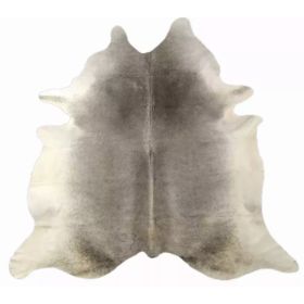 6.5'  Grey Brazilian Natural Cowhide Area Rug