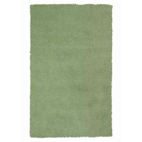 2'x4' Polyester Spearmint Green Accent Rug