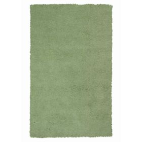 5' x 7'  Polyester Spearmint Green Area Rug