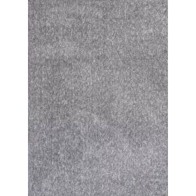 3' x 5' Polyester Grey Heather Area Rug