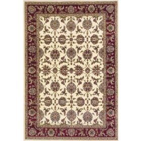 3'x5' Ivory or Red Kashan Polypropylene Area Rug