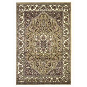 1' x 2' Polypropylene Beige or  Ivory Area Rug