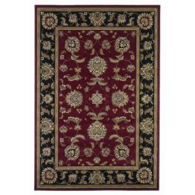 1' x 2' Red or Black Medieval Inspired Area Rug