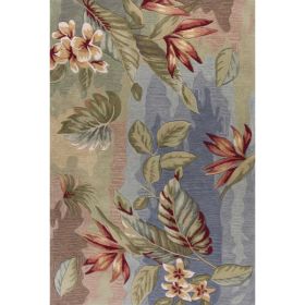 3' x 5' Polyester Blue or Sage Area Rug