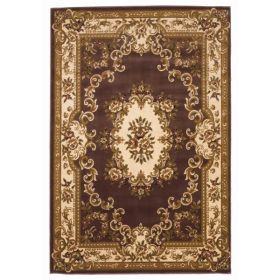 5' x 7' Polypropylene Plumor Ivory Area Rug