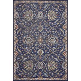 3' x 4' Royal Blue Courtyard Area Rug