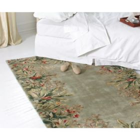 2' x 8'  Runner Wool Sage Area Rug