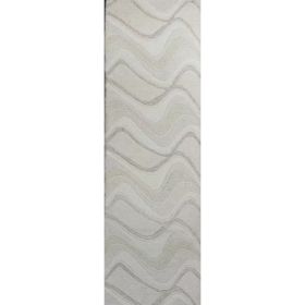 2' x 7' Runner Wool Ivory Area Rug