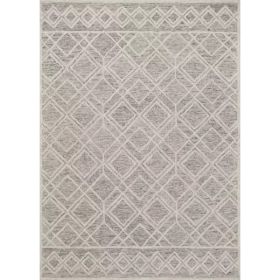 5' x 7'  Wool Sand Area Rug