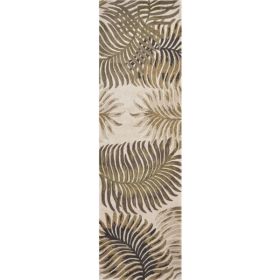 2' x 8' Runner Wool Natural Area Rug