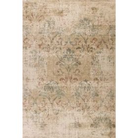 5' x 7' Polypropylene Champagne Area Rug