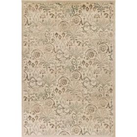 3'x5' Ivory Florence Polypropylene Area Rug