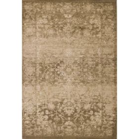 3' x 5' Beige Polypropylene Area Rug