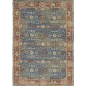 3' x 5' Blue or Red Jute Area Rug