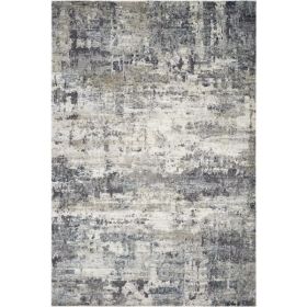 2 x 7 Runner Polyester Ivoryor Teal Area Rug