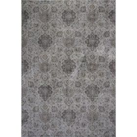 2'x4' Viscose Silver Accent Rug