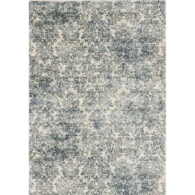 2'x4' Viscose Ivory or Blue Accent Rug