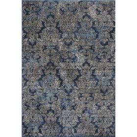 2'x4' Viscose Slate Accent Rug