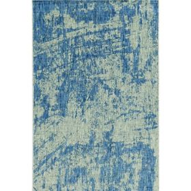 3' x 4' UV treated Polypropylene Grey or  Denim Area Rug