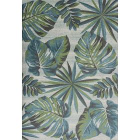 5' x 7'  Polypropylene Teal or  Green Area Rug