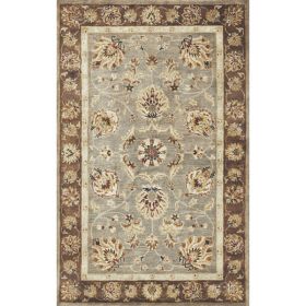 3' x 5' Wool Grey or Mocha Area Rug