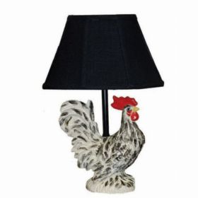 Rustic Farmhouse Rooster Accent Lamp