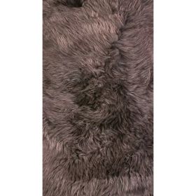 Chocolate New Zealand Natural Shearling Shearling Sheepskin Rug