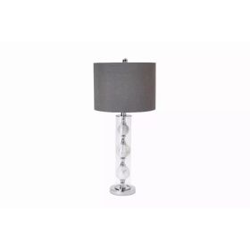 Set of 2 Metal 3-Ball Glass Table Lamp