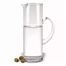 Mouth Blown Ice Tea  Martini or Water Glass Pitcher  48 oz